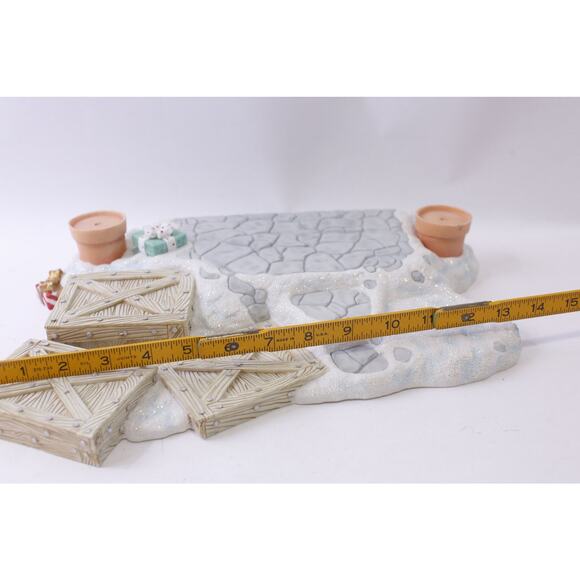 Cherished Teddies, Santa's Workshop, Display Base, Enesco, Priscilla Hillman, - Picture 4 of 4